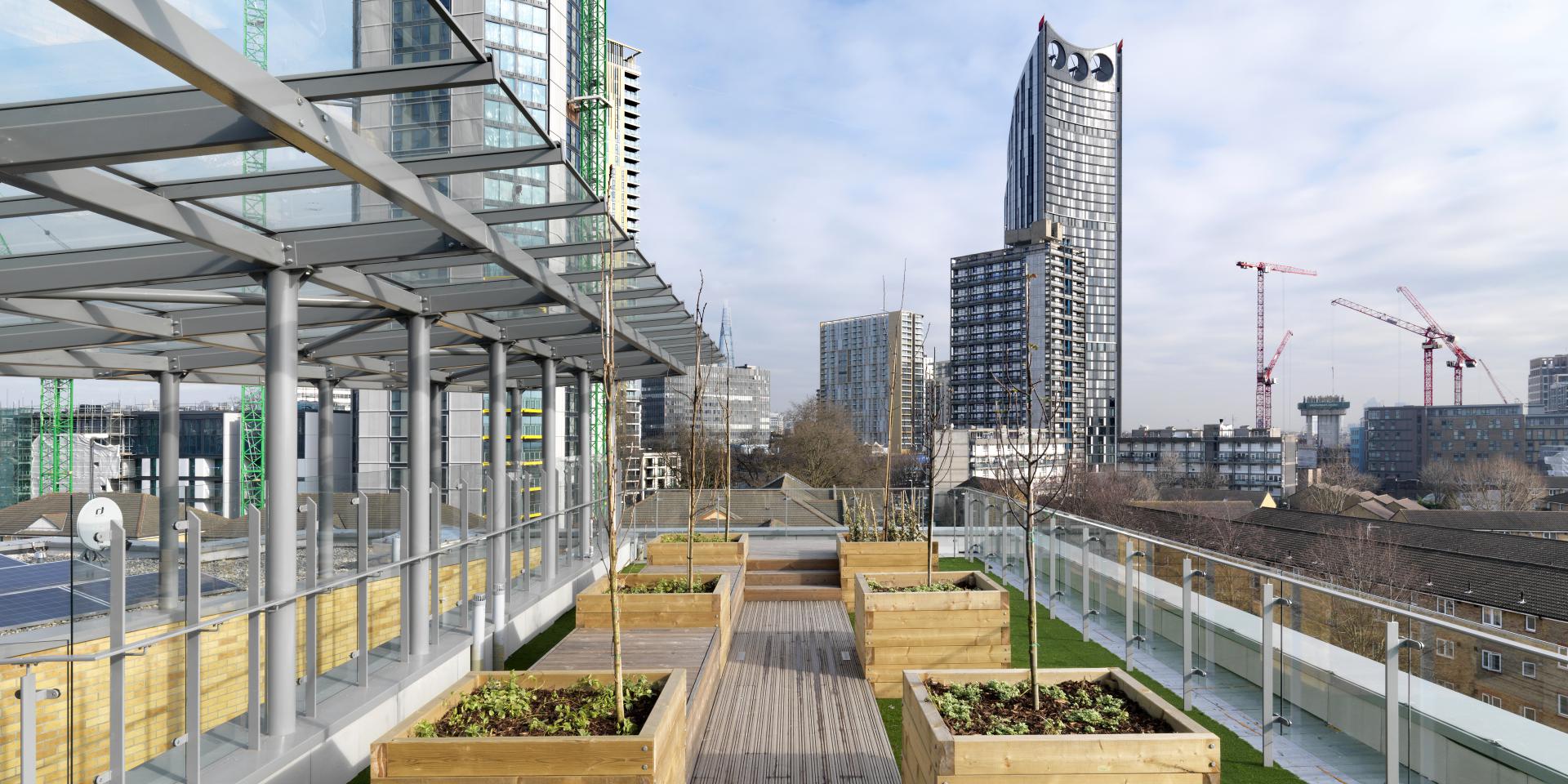 Kennington Lane roof terrace