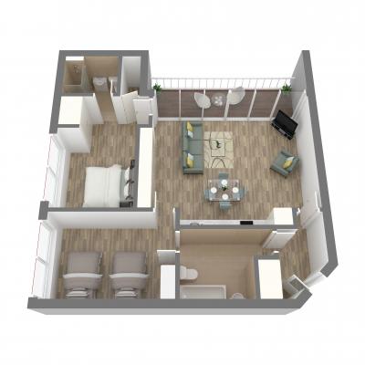 New Era 2 bedroom layout c